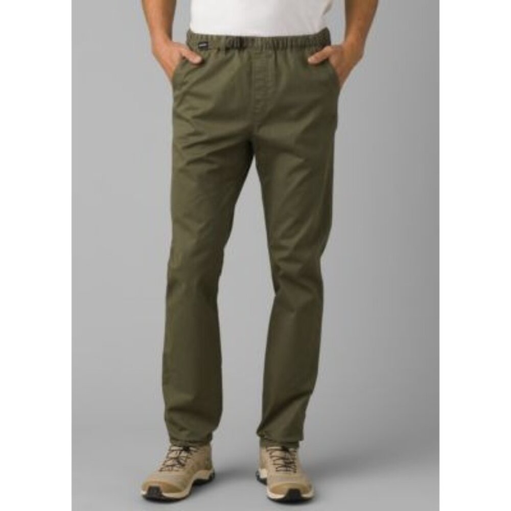 PrAna High Rock Pant Cargo Green Mens‎ XXL/32 Standard Fit Tapered Leg Stretch